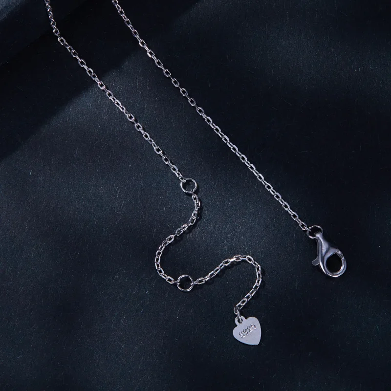 (image for) Pandora Style Diamond Necklace - MSN017 - View 4