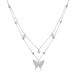 (image for) Pandora Style Double Chain Necklace - BSN308