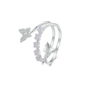 (image for) Pandora Style Double Ring - BSR467-E