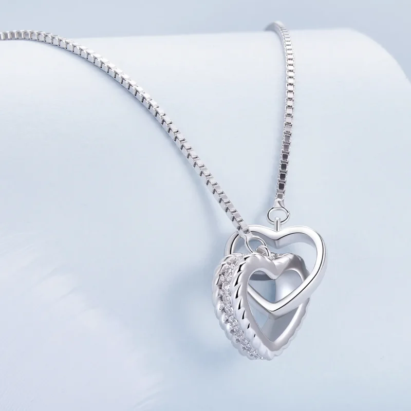 (image for) Pandora Style Entwined Necklace - BSN339 - View 2
