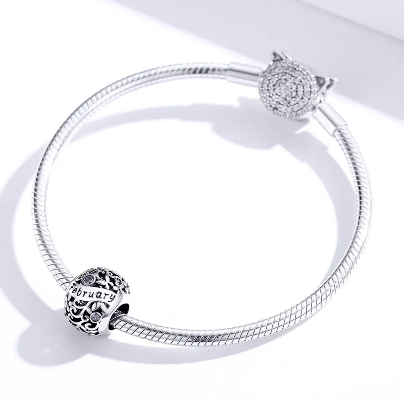 (image for) Pandora Style February Birthstone - SCC1385-2 - View 2