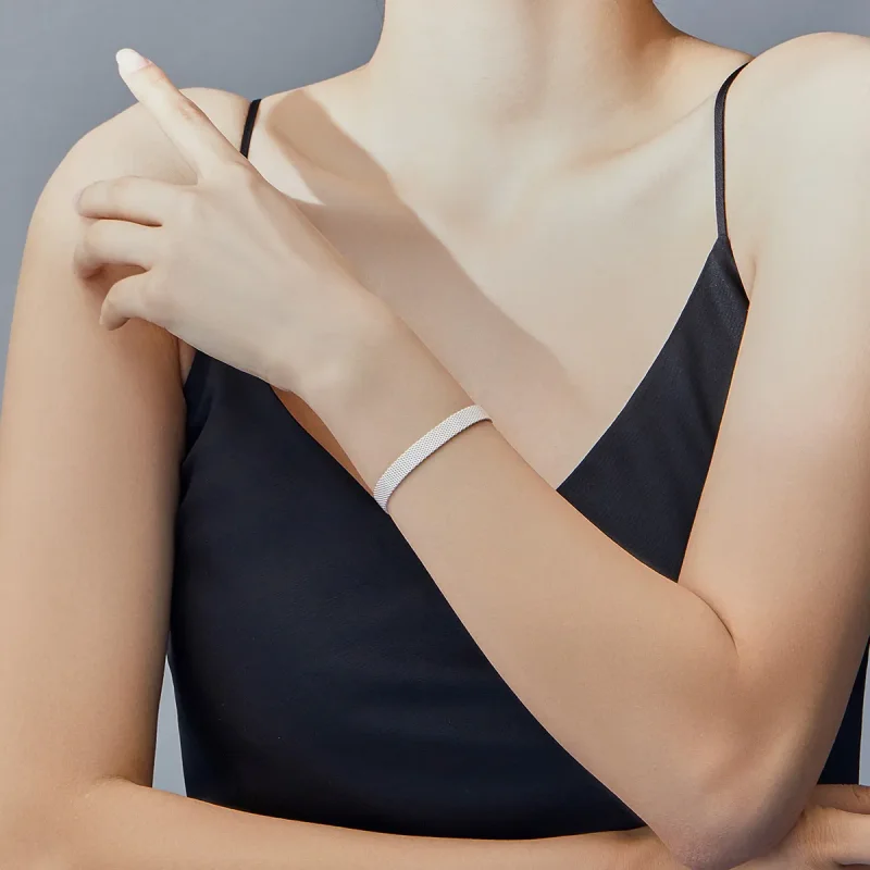 (image for) Pandora Style Flat Bracelet - SCX110 - View 4