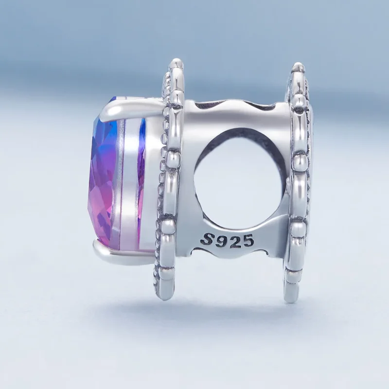 (image for) Pandora Style Forever my love Gradient Color Heart Charm - BSC830 - View 3