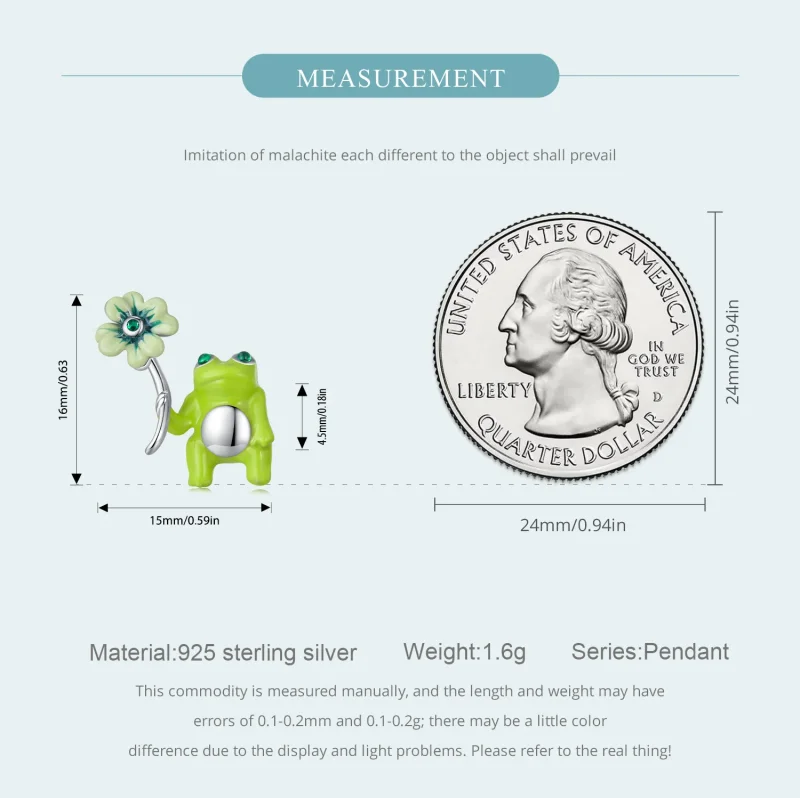 (image for) Pandora Style Frog Charm - SCC2488 - View 5
