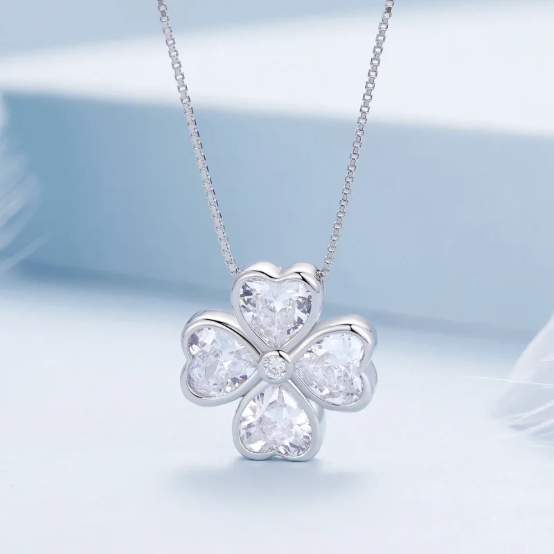 (image for) Pandora Style Good Luck Necklace - BSN334 - View 3