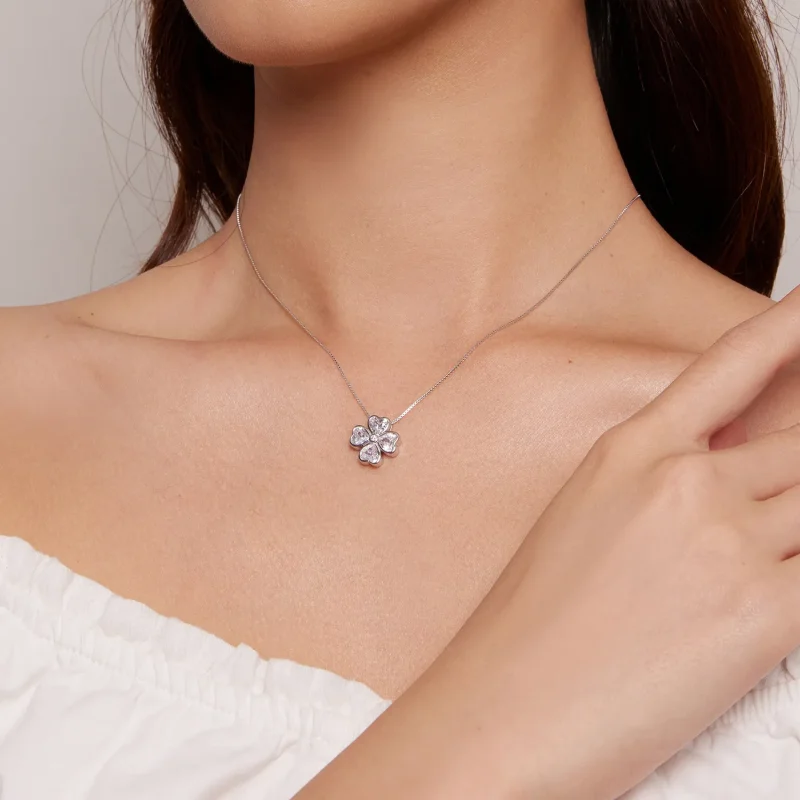 (image for) Pandora Style Good Luck Necklace - BSN334 - View 8