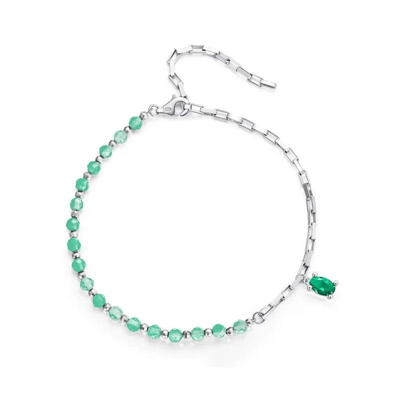 (image for) Pandora Style Green Bracelet - BSB128 - Product Image