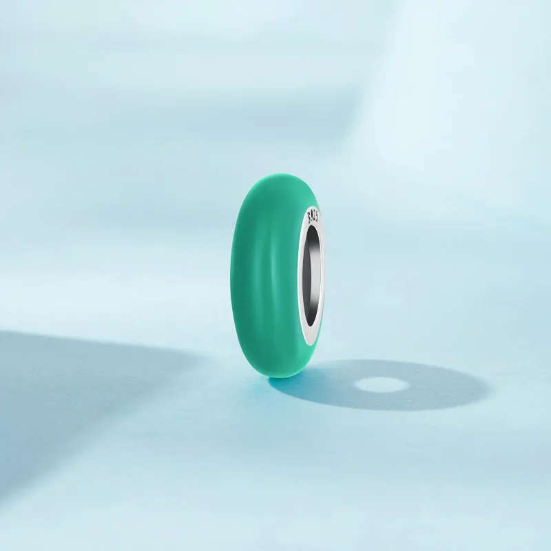 (image for) Pandora Style Green Spacer - SCC1450-TQ - View 2