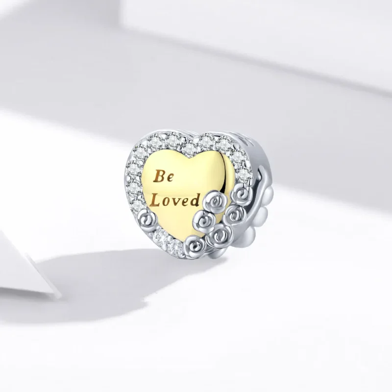 (image for) Pandora Style Heart Charm - BSC500 - View 2