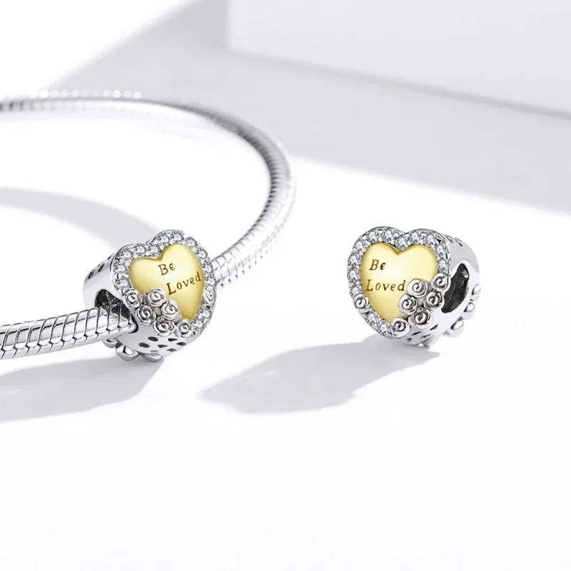 (image for) Pandora Style Heart Charm - BSC500 - View 4