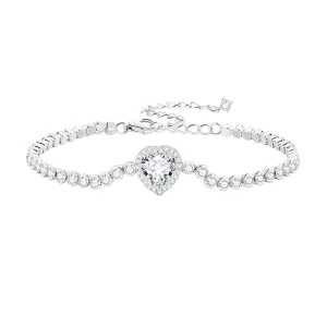 (image for) Pandora Style Heart Tennis Bracelet - BSB098