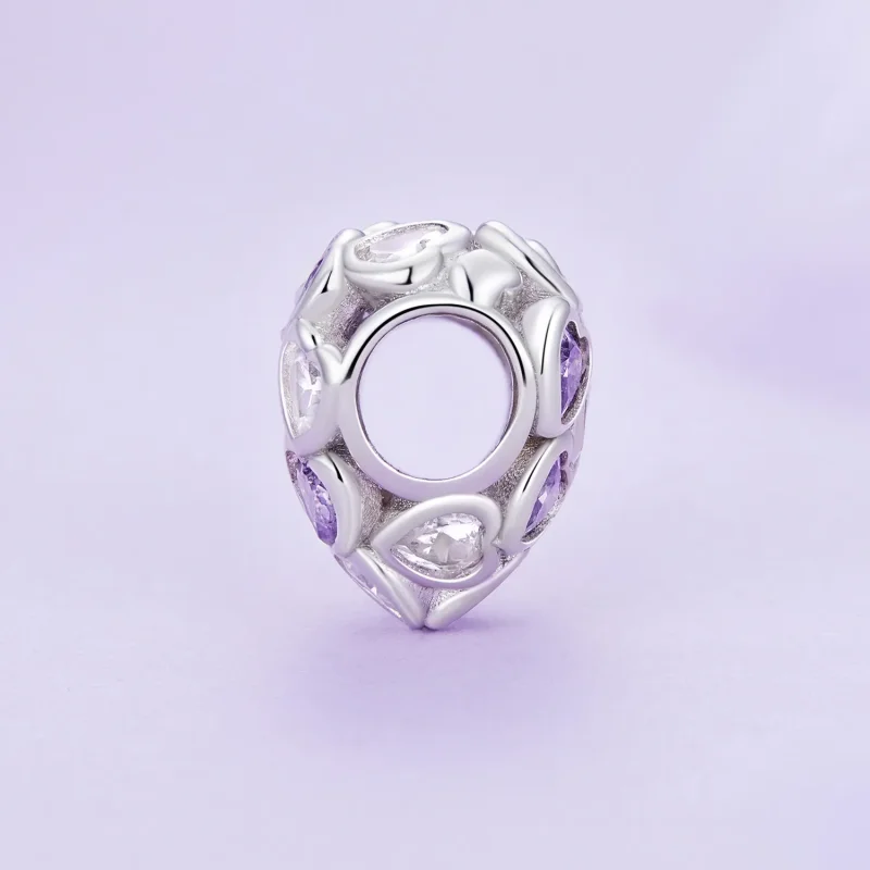 (image for) Pandora Style Hearts All Over Charm - SCC2451 - View 3