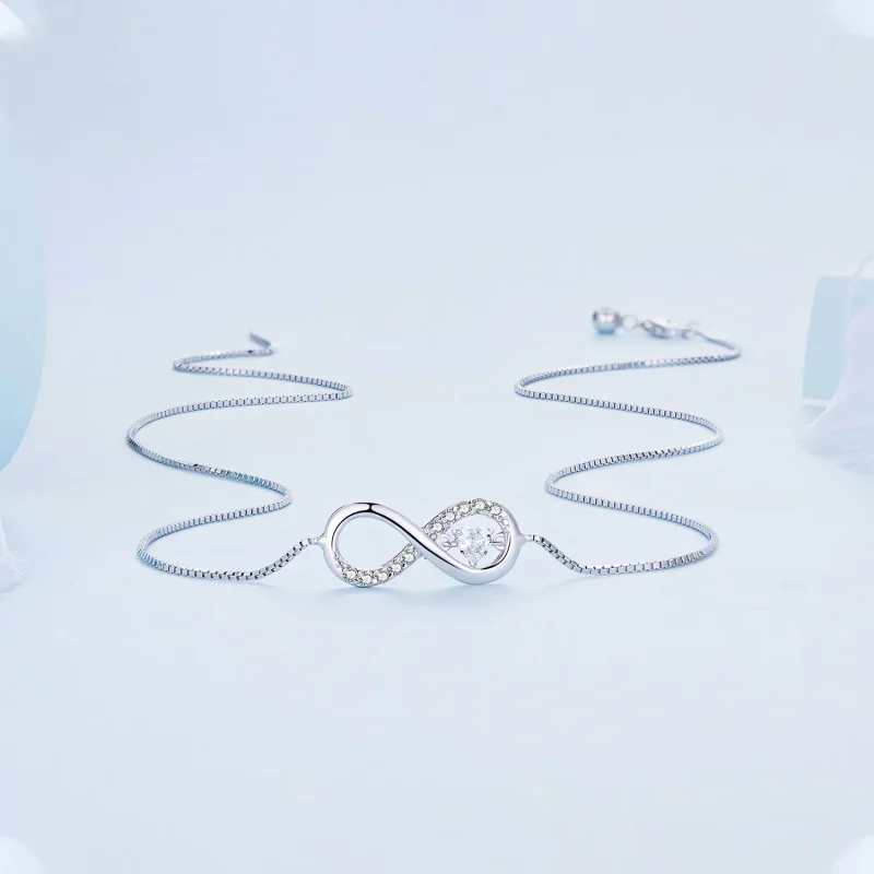 (image for) Pandora Style Infinity Necklace - BSN276 - View 3