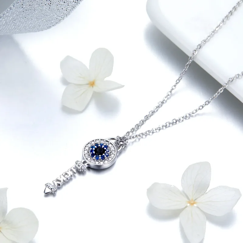 (image for) Pandora Style Key Necklace - BSN013 - View 4