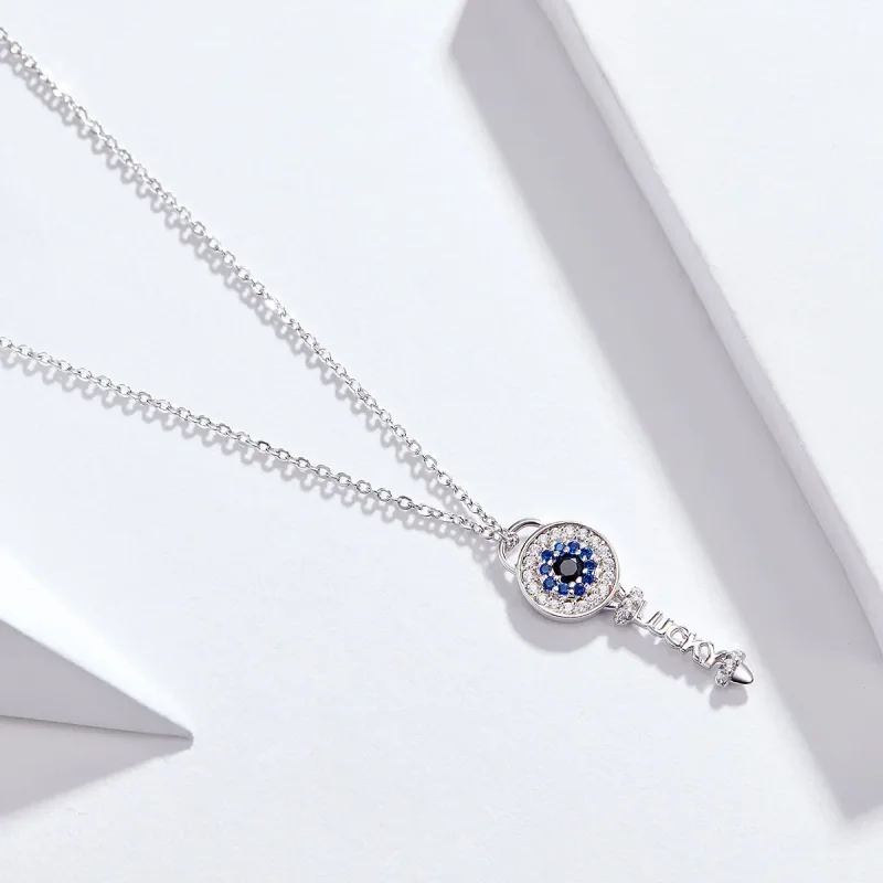 (image for) Pandora Style Key Necklace - BSN013 - View 8