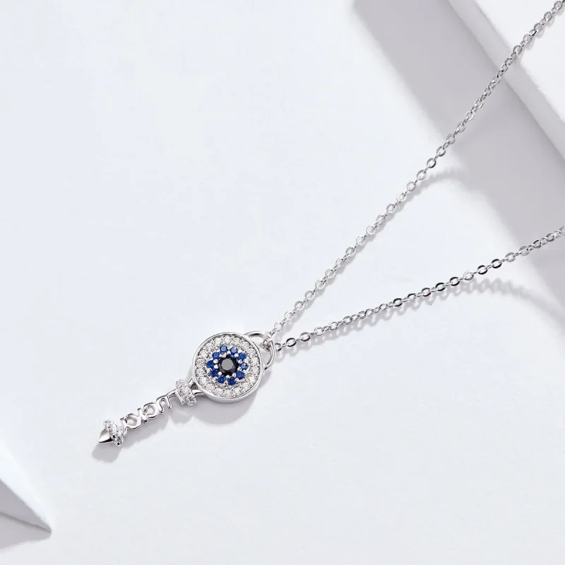 (image for) Pandora Style Key Necklace - BSN013 - View 9