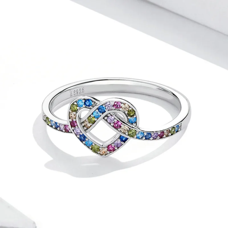 (image for) Pandora Style Knotted Heart Ring - SCR790 - View 3