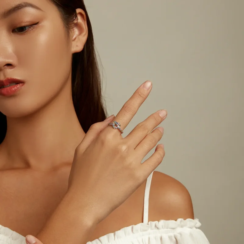 (image for) Pandora Style Knotted Heart Ring - SCR790 - View 6