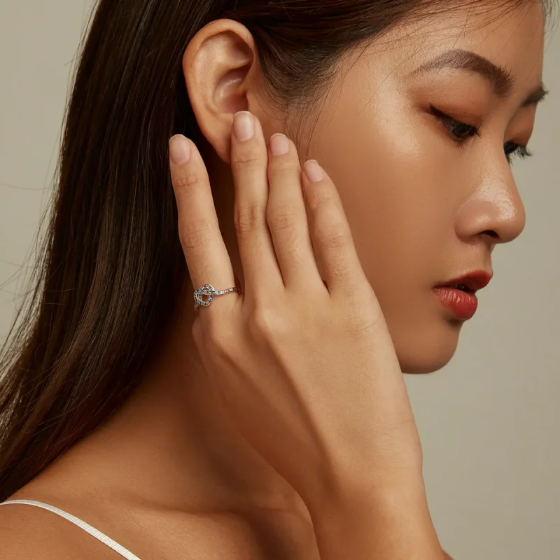 (image for) Pandora Style Knotted Heart Ring - SCR790 - View 8