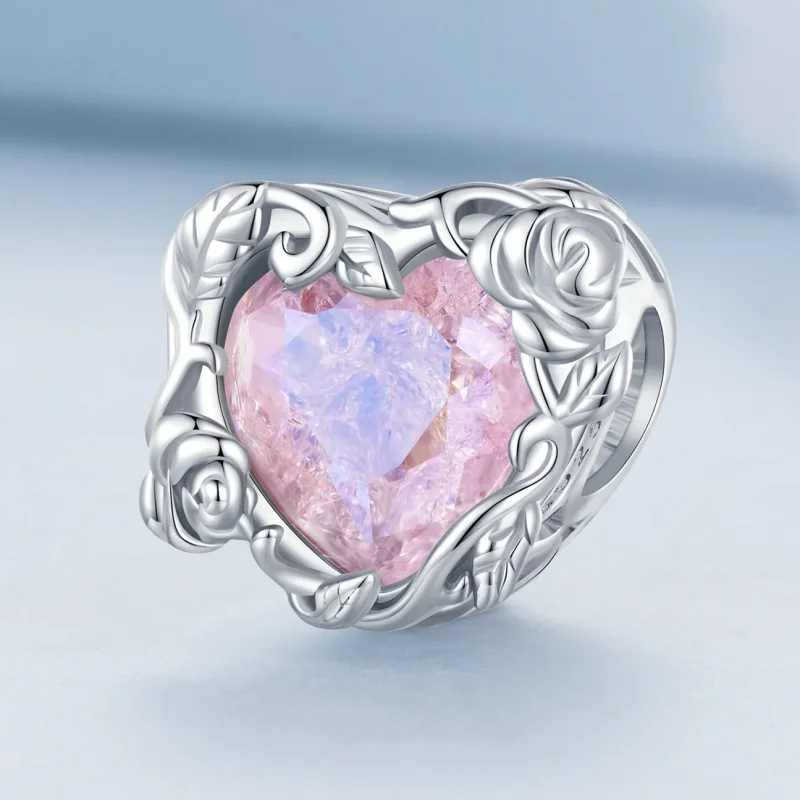(image for) Pandora Style Love Heart Charm - BSC836 - View 2
