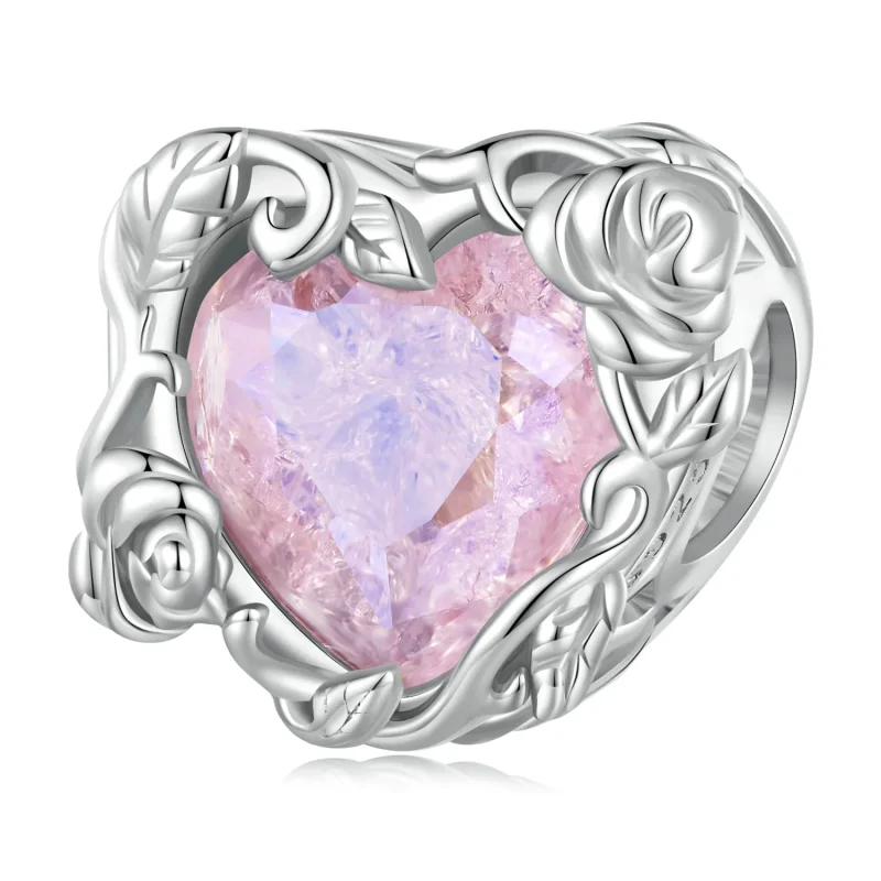 (image for) Pandora Style Love Heart Charm - BSC836 - Product Image
