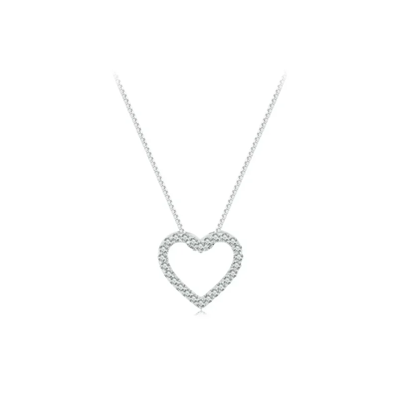 (image for) Pandora Style Love Heart Necklace - MSN019 - Product Image