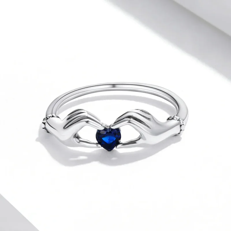 (image for) Pandora Style Love Heart Ring - SCR757 - View 3