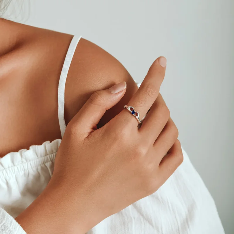 (image for) Pandora Style Love Heart Ring - SCR757 - View 5