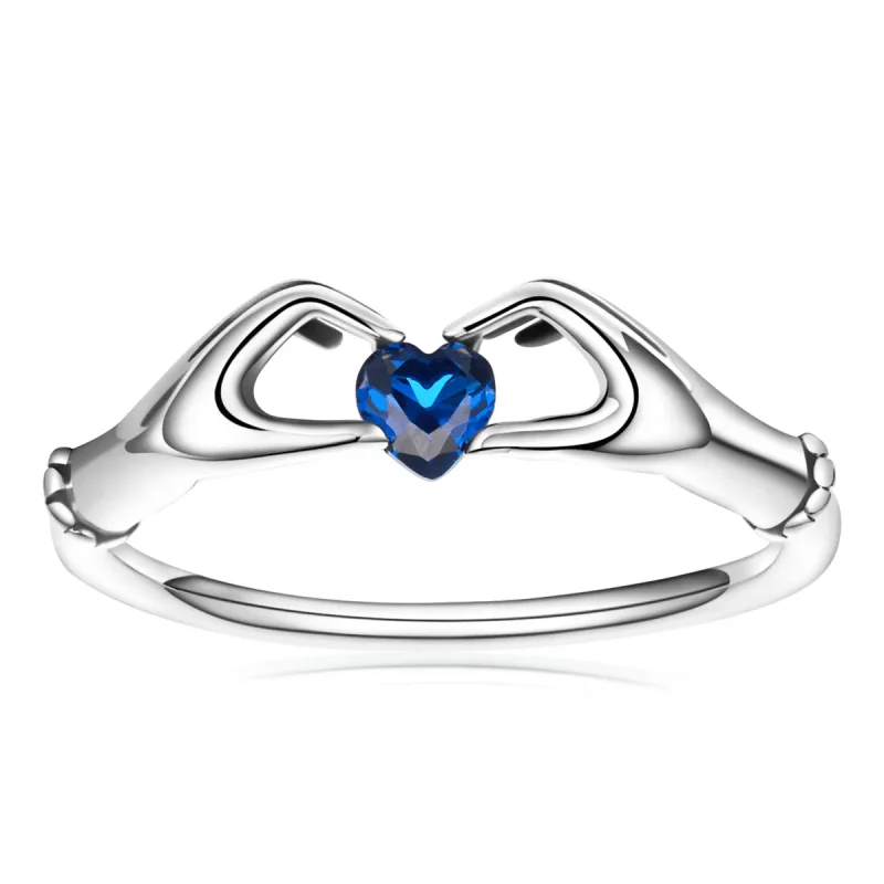 (image for) Pandora Style Love Heart Ring - SCR757 - Product Image