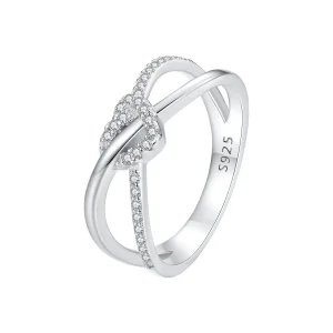 (image for) Pandora Style Love Knot Ring - BSR464