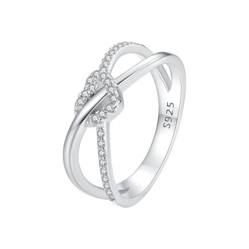 (image for) Pandora Style Love Knot Ring - BSR464 - Product Image