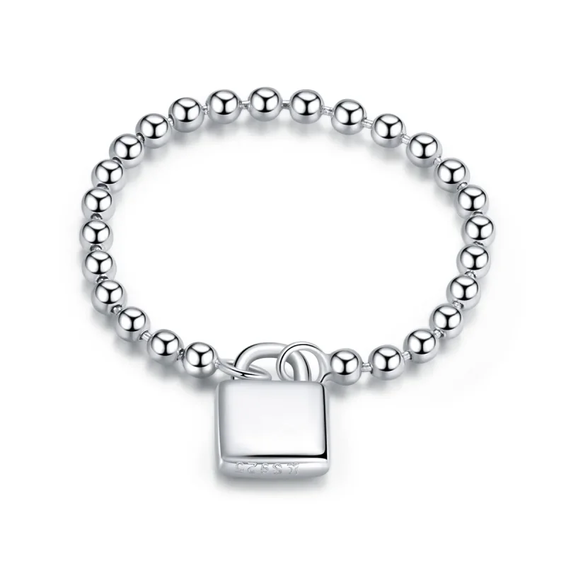 (image for) Pandora Style Love Lock Ring - SCR703 - Product Image
