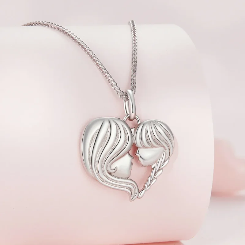 (image for) Pandora Style Mother Daughter Necklace - BSN324 - View 2