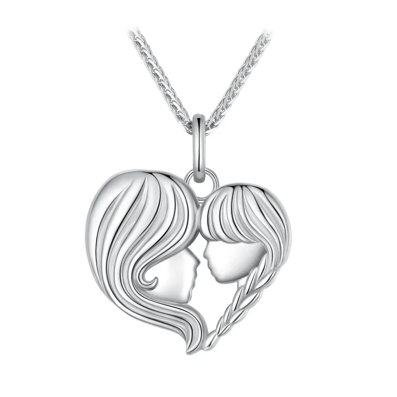 (image for) Pandora Style Mother Daughter Necklace - BSN324 - Product Image
