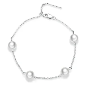 (image for) Pandora Style Pearl Bracelet - BSB090