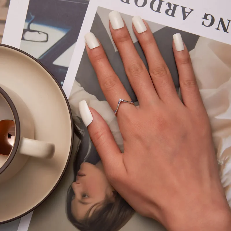 (image for) Pandora Style Princess Wishbone Ring - SCR835 - View 6