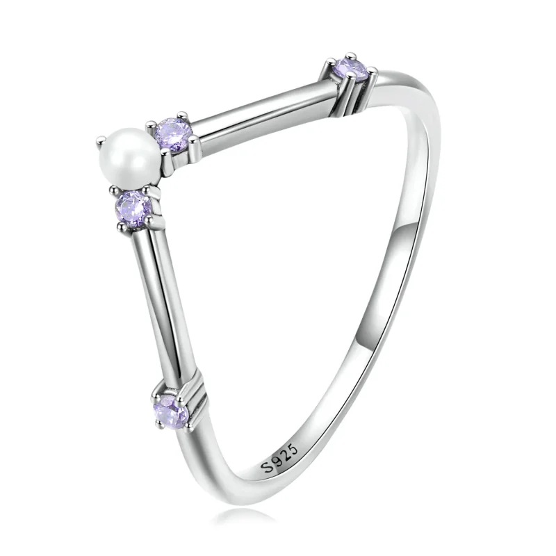(image for) Pandora Style Princess Wishbone Ring - SCR835 - Product Image
