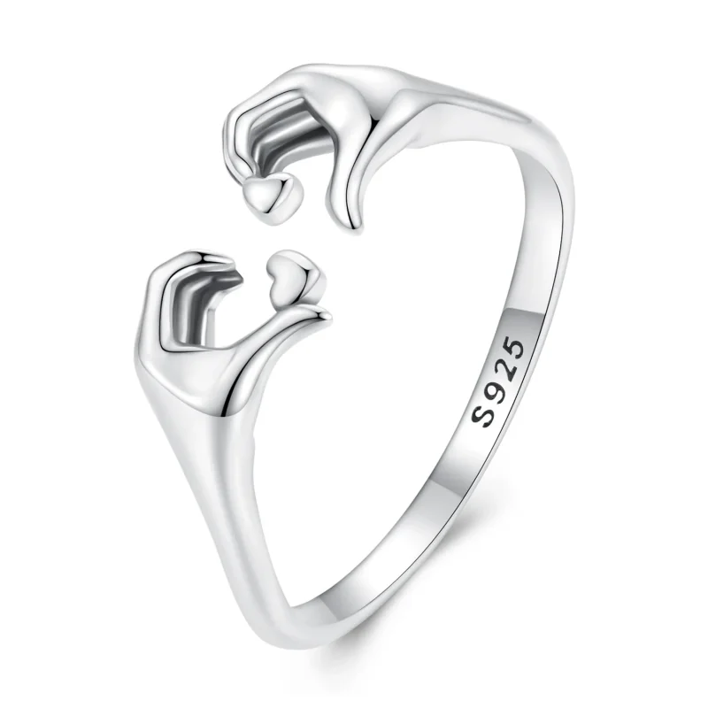(image for) Pandora Style Promise Rings For Couples - SCR902 - View 3