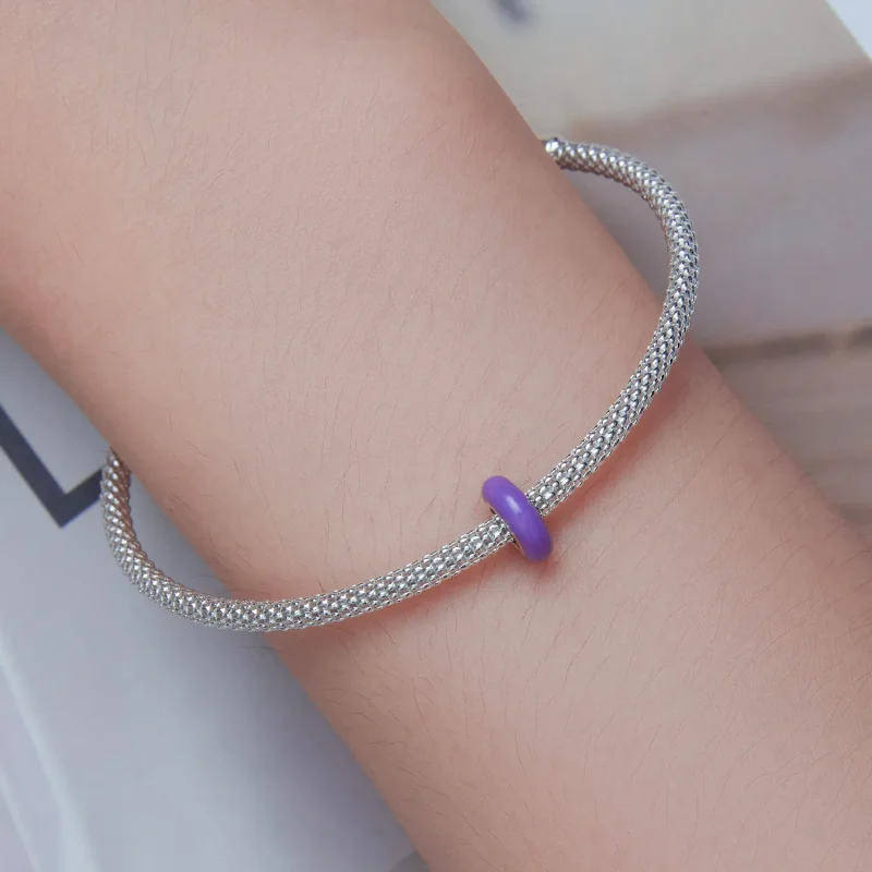 (image for) Pandora Style Purple Spacer Charm - SCC1450-VT - View 4