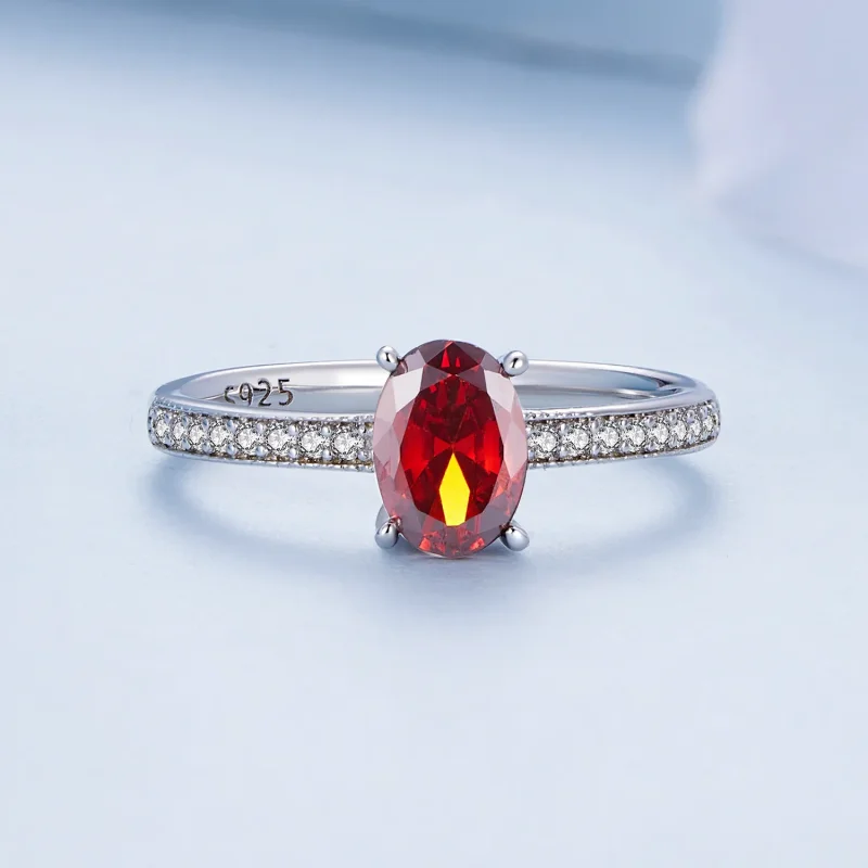 (image for) Pandora Style Red Ring - BSR460-RD - View 3