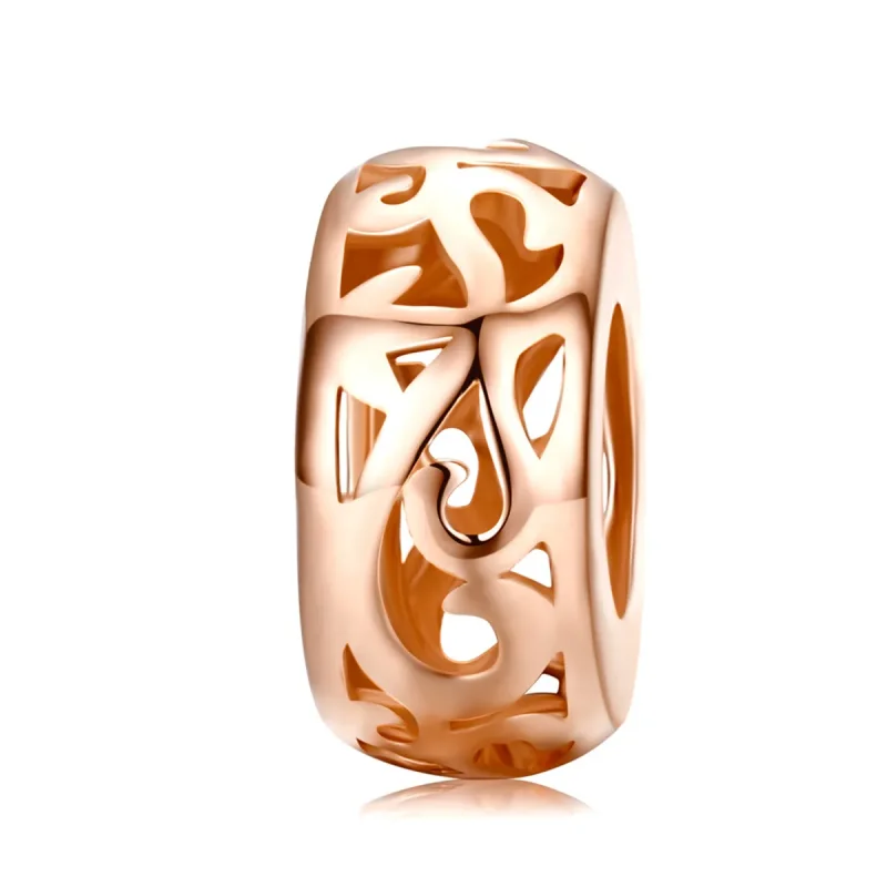 (image for) Pandora Style Rose Gold Spacer Charm - SCC716-C - Product Image