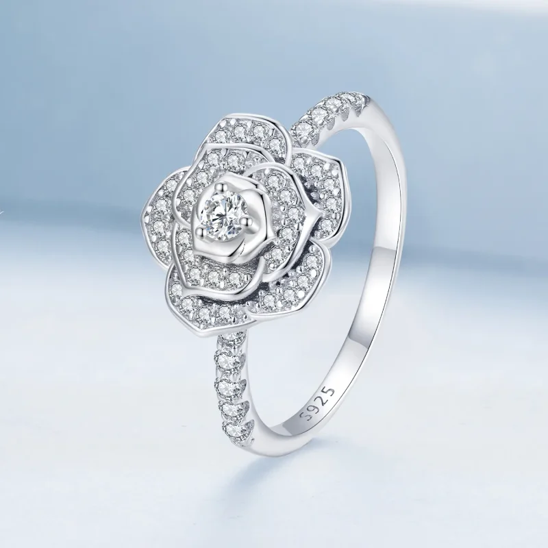 (image for) Pandora Style Rose Ring - BSR449 - View 2