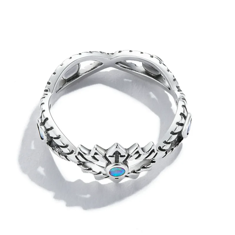 (image for) Pandora Style Sapphire Ring - SCR800 - View 4