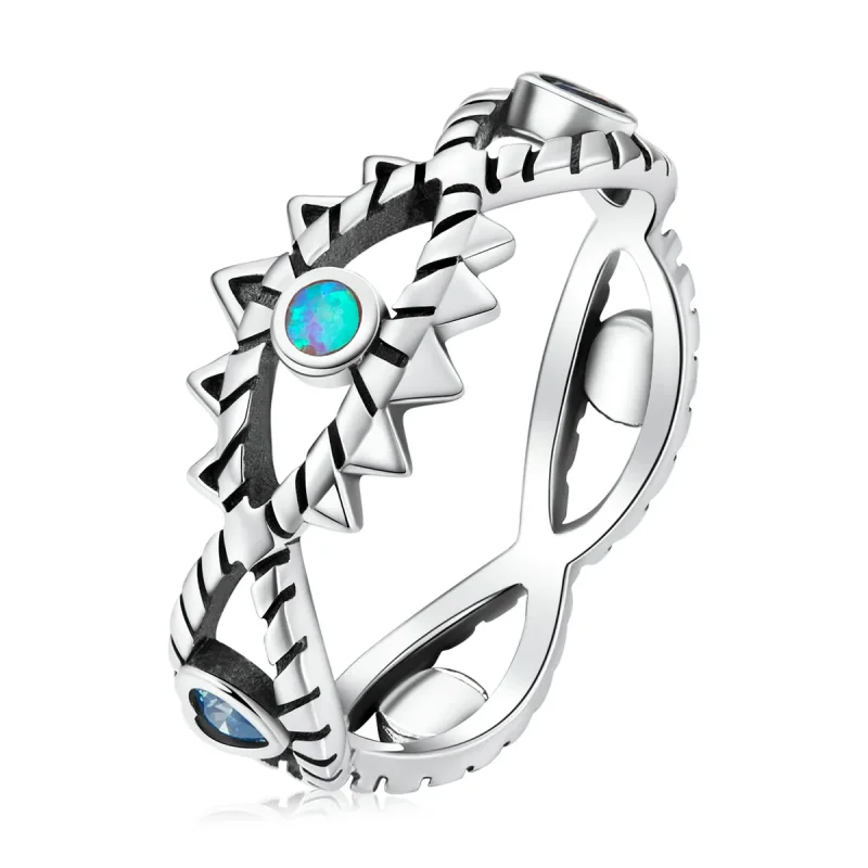 (image for) Pandora Style Sapphire Ring - SCR800 - Product Image