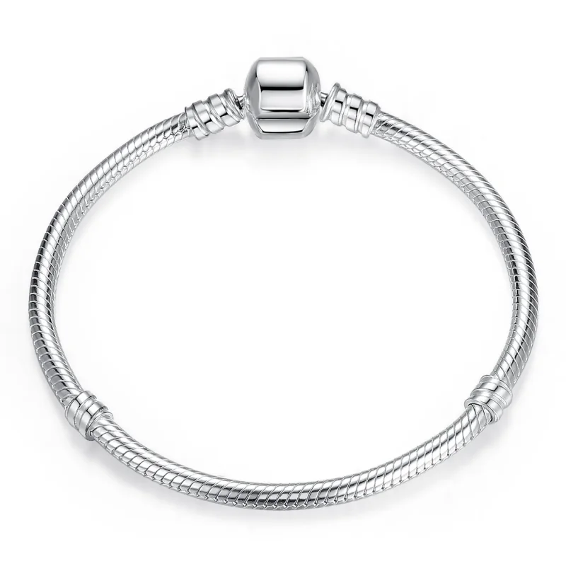(image for) Pandora Style Silver Cute Cat Chain Bracelet - PAS902 - View 3