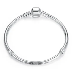 (image for) Pandora Style Silver Cute Cat Chain Bracelet - PAS902