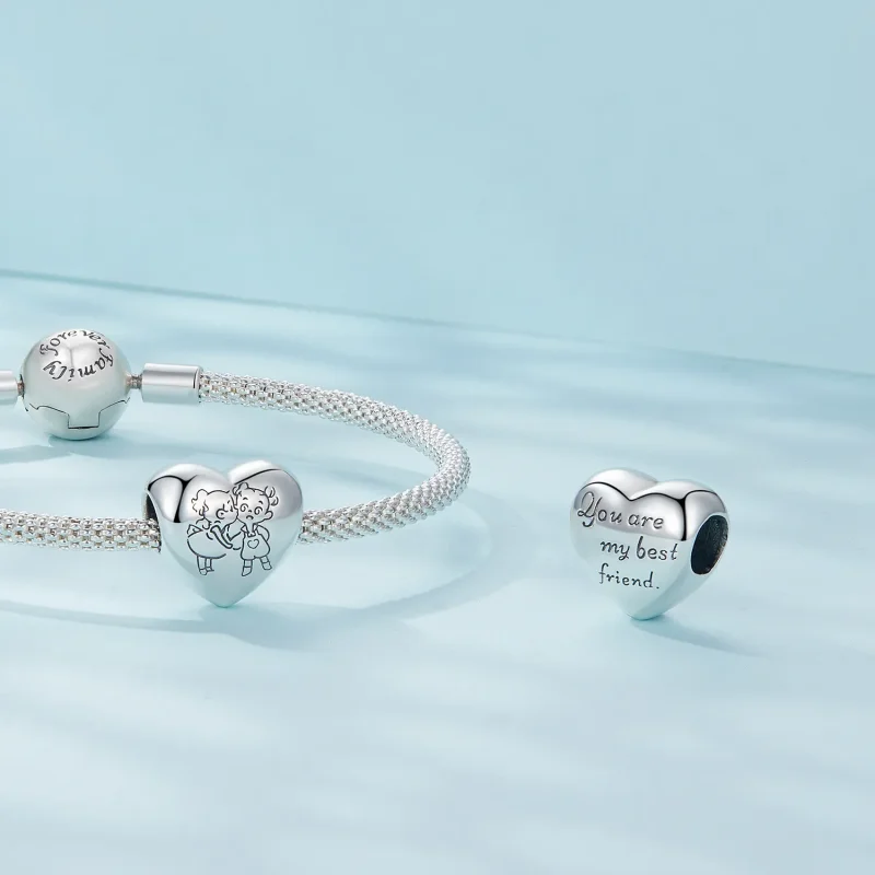 (image for) Pandora Style Sister Charms Sale - SCC2528 - View 4