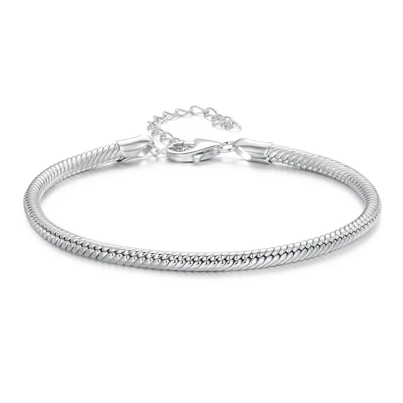 (image for) Pandora Style Snake Chain Bracelet - SCB252 - Product Image
