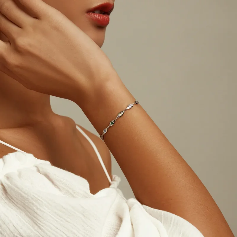 (image for) Pandora Style Sparkling Bracelet - BSB087 - View 7