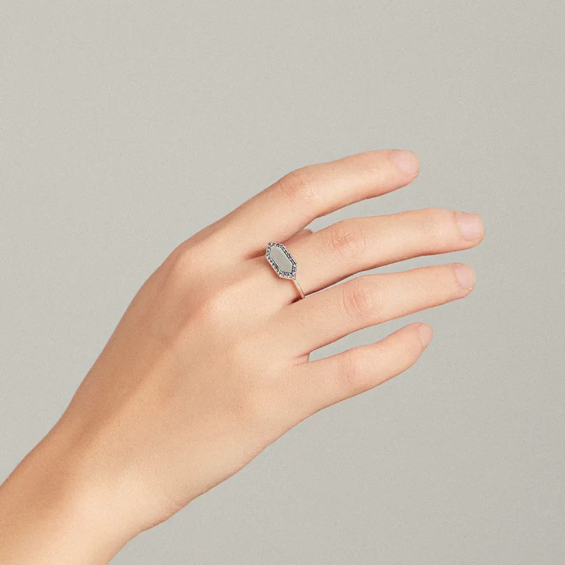 (image for) Pandora Style Sparkling Ring - SCR701 - View 7